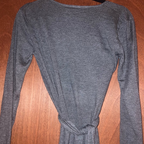 Zara Knit Wrap Dress - Picture 2 of 6